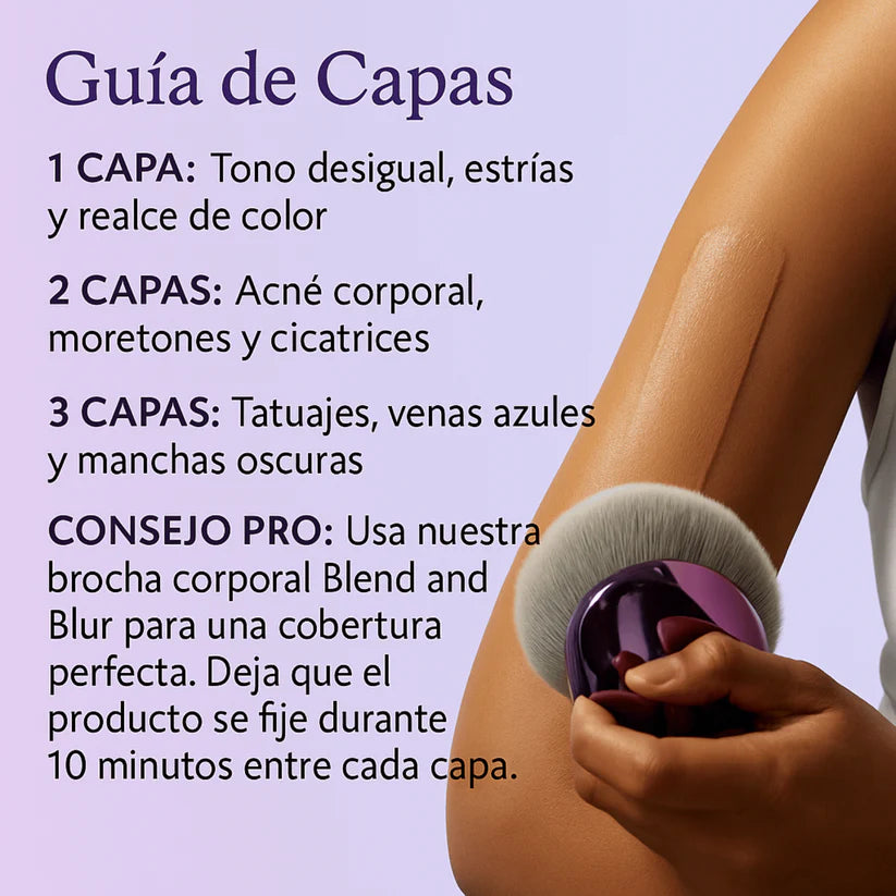Base corporal luxury-Cubre todo en 1 minuto+Envio gratis