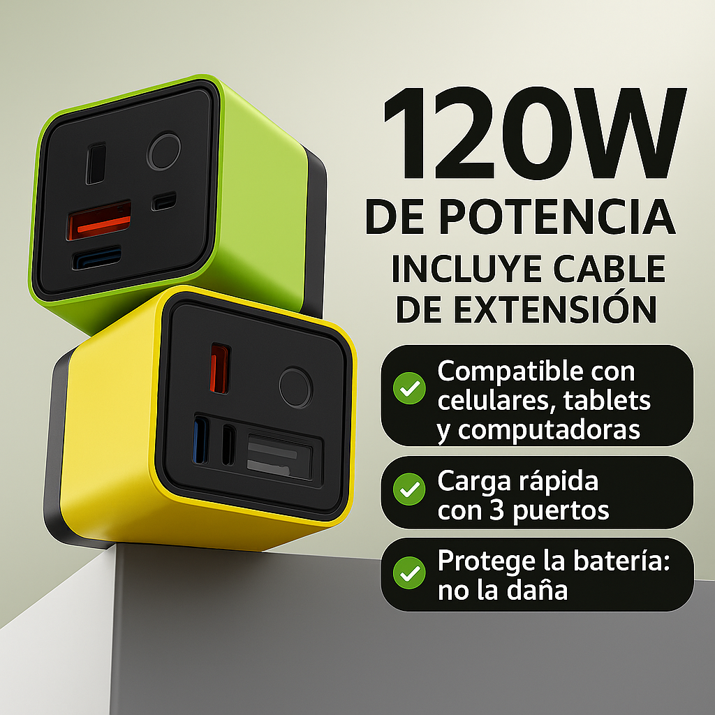 Cargador de 120w importado+Envio gratis